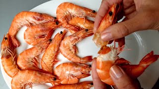 Cum se curata crevetii  How to Peel Shrimps  Creveti [upl. by Claud522]