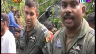 News1st Air Force helicopter crashes in Baddegama [upl. by Ahsed630]