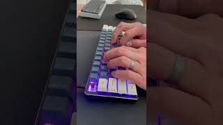 Lubed Kailh Box Brown  Modded GMMK Compact Keyboard  Typing Test [upl. by Gobert]