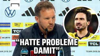 Hummels nicht dabei 😳 So erklärt Nagelsmann die Entscheidung  EM 2024 [upl. by Asetal]