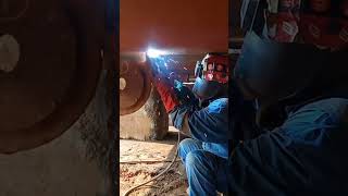 Boat Hull Welding  Shipbuilding [upl. by Aidas]