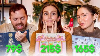 TEST DE CALENDRIERS DE L’AVENT  🎄avec Tommy et Audréanne ✨le mien est WOW [upl. by Trueblood]