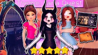 ONLY Dressing As LANA LORE Characters BEFORE The QUEST LEAVES  ROBLOX Dress to Impress [upl. by Ainnat]