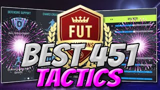 FIFA 22 UNREAL SUPER OVERPOWERED ATTACKING FORMATION  451 CUSTOM TACTICSPLAYER INSTRUCTRIONS [upl. by Awhsoj]