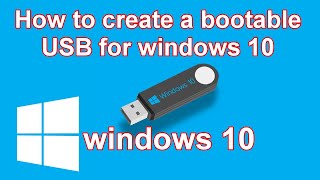 How to create a bootable USB for windows 10 [upl. by Elrahc]