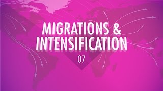 Migrations and Intensification Crash Course Big History 7 [upl. by Refinnaj]