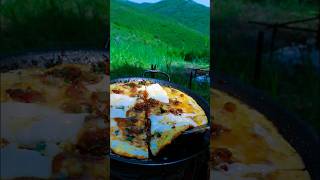 tomato egg recipe wildcookinginnature beef outdoorcooking meat tomatoeggrecipe [upl. by Erny253]