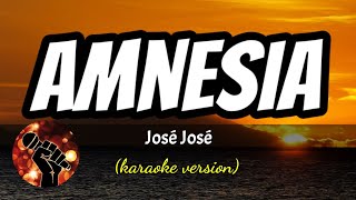 AMNESIA  JOSÉ JOSÉ karaoke version [upl. by Rosner]