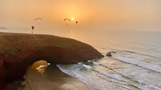 Morocco Paragliding Nid d’Aigle Aglou Lazira Tafraout Dune [upl. by Olimpia]