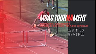 Newark Academy Track amp Field MSAC Tournament [upl. by Clarinda]