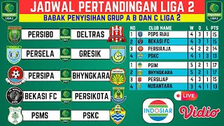 JADWAL LIGA 2 TERBARU  JADWAL LIGA 2  JADWAL LIGA 2 PEKAN INI [upl. by Aynosal]