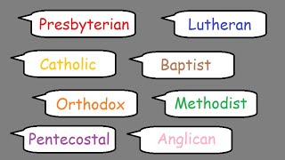 All Christian denominations in one sentence [upl. by Janyte]