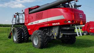 A Massey Ferguson combine [upl. by Miki477]