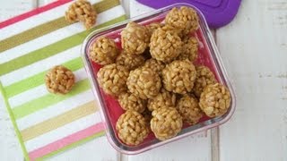 Rice Krispie Treat Balls  Fun Snacks for Kids  Weelicious [upl. by Jeth]