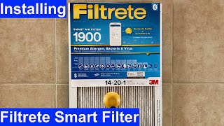 Installing a new Filtrete Smart Filter tells your phone when to change it [upl. by Denbrook]