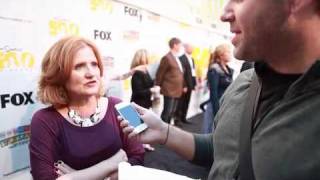 We interview Nancy Cartwright at quotThe Simpsonsquot 500th episode event [upl. by Nnayt40]