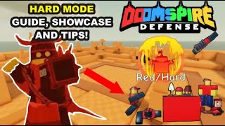 HARD MODE GUIDE REVIEW AND SHOWCASE  DOOMSPIRE DEFENSE [upl. by Katherina]