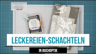 Leckereien Schachteln in Buchoptik [upl. by Arutek852]