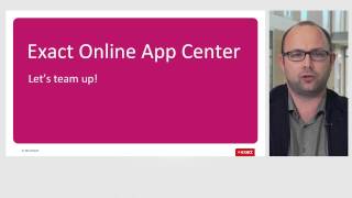 Webinar Exact Online App Center [upl. by Almeida]