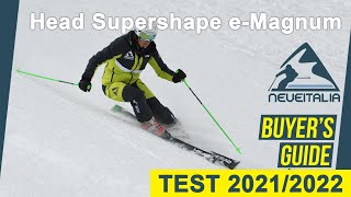 Head Supershape eMagnum  NeveItalia skitest 20212022 [upl. by Ellga]