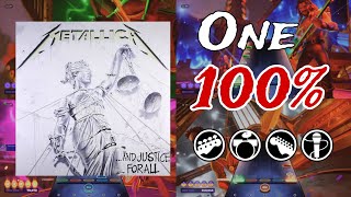 Metallica  One Fortnite Festival 100 All Instruments [upl. by Hoehne952]