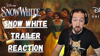 Snow White OFFICAL TEASER TRAILER REACTION [upl. by Nikaniki]