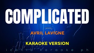 COMPLICATED Avril Lavigne  Karaoke Version [upl. by Leoy648]