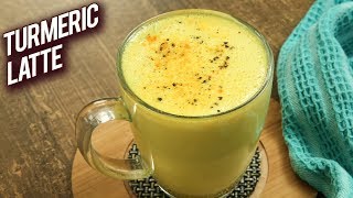 Turmeric Latte  How To Make Turmeric Milk  Golden Drink Recipe  Haldi Doodh  Varun [upl. by Irrac]