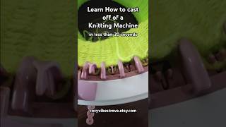 Quick tutorial shorts knittingmachine tutorial how howto art craft fun yarn doy handmade [upl. by Annez]