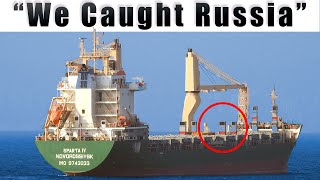 US Exposes Russia Cargo Ship Smuggling War Materials [upl. by Duester]