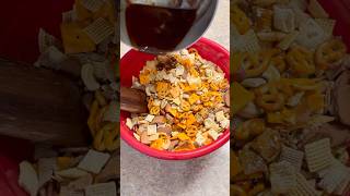 Texas Trash cooking party snacks recipe fyp [upl. by Notniuq]