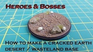 Painttech 08  Desert  Wasteland  Cracked Earth Bases [upl. by Ajed202]