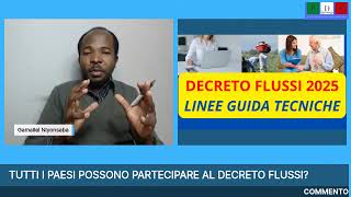 DECRETO FLUSSI 2025 LINEE GUIDA TECNICHE VERSO IL NULLA OSTA [upl. by Nerek]