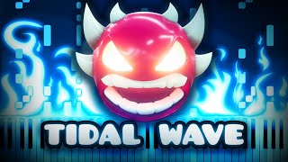 Tidal Wave  Geometry Dash  Piano Tutorial [upl. by Anairdna405]