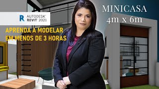 120 Revit Aprenda a modelar uma MINICASA 4X6m em menos de 3 horas CURSO GRATUITO [upl. by Midis702]