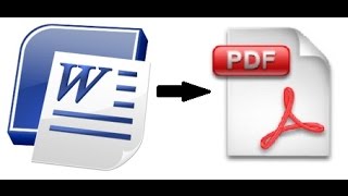 How To Convert a Word documents to PDF [upl. by Nivej]