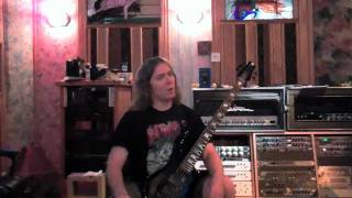 Cannibal Corpse  Torture  studio video guitar and bass tracking [upl. by Eagle183]