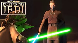 Yaddle vs Dooku 4K HDR  Tales of the Jedi [upl. by Barabbas]