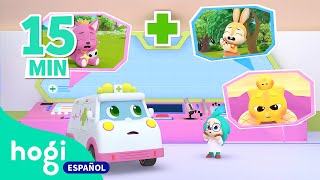 Todos los Episodios de 🚑Hogi Juego de Hospital🏥 ¡Vamos a curar a Nuestros Amigos  Hogi en español [upl. by Aleuname]