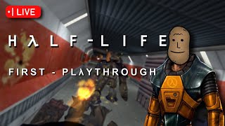 VOD Trying out HALFLIFE for the first time [upl. by Esylle817]