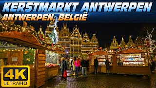 Kerstmarkt Antwerpen 2022 Antwerpen  België [upl. by Ezana858]