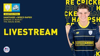 Live Stream Hampshire v Worcestershire Rapids  Metro Bank One Day Cup QuarterFinal [upl. by Mirisola]