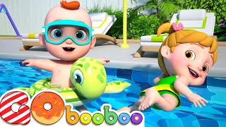 Aprendiendo a Nadar  Canción de natación  Canciones Infantiles  GoBooBoo en Español [upl. by Saum]