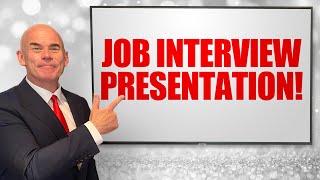 JOB INTERVIEW PRESENTATION How To Give A Brilliant Presentation In An INTERVIEW EXAMPLE INCLUDED [upl. by Jacoba]