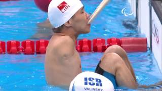 Swimming  Mens 100m Backstroke S6 heat 1  Rio 2016 Paralympic Games [upl. by Brabazon851]