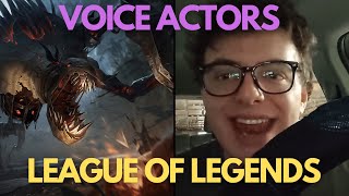 League of Legends Voice Actors [upl. by Tildi139]