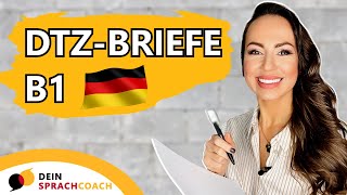 DTZ  telc B1 Briefe schreiben Deutsch lernen  Deutschprüfung  A2  B1 [upl. by Edialeda]