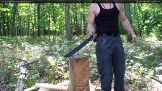 Kabar Grass Machete Outdoor Test [upl. by Eelibuj]