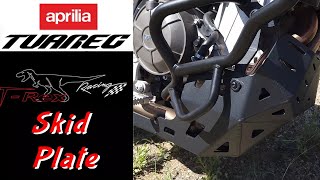 Aprilia Tuareg 660 amp TRex Racing Skid Plate [upl. by Mcclenaghan]