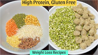 2 High Protein Gluten Free Low Carb healthy regular breakfast recipes  Weight Loss Diet [upl. by Enileqcaj511]